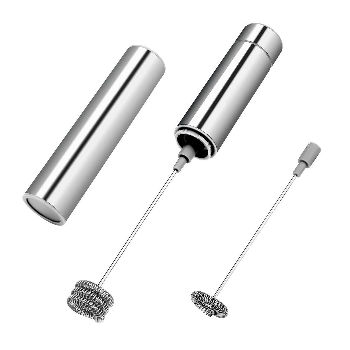 出口级不锈钢手持电动打奶器 花式咖啡打泡器 牛奶搅拌机 打蛋器