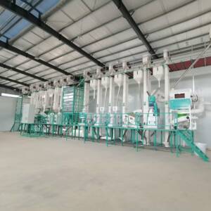 成套大米工备30加-40吨大JIZ米生产线出口碾米套机商用成磨米设设