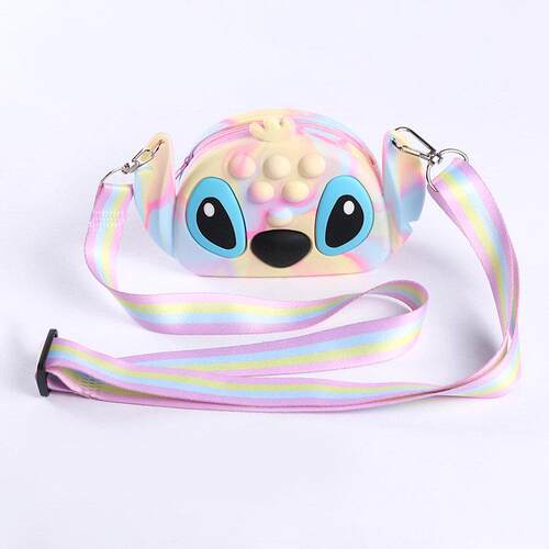 Stitch Fidget Toy Push Bubble Antisress Fidget Girls Bags To
