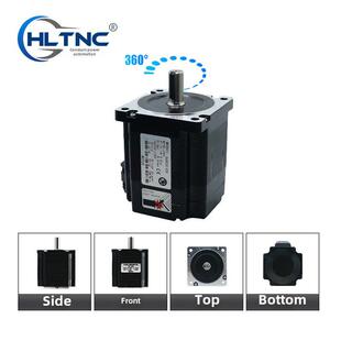 12Nm电机减速器 8.5 Nema34 86步进闭环电机驱动器Hbs860H组4.5