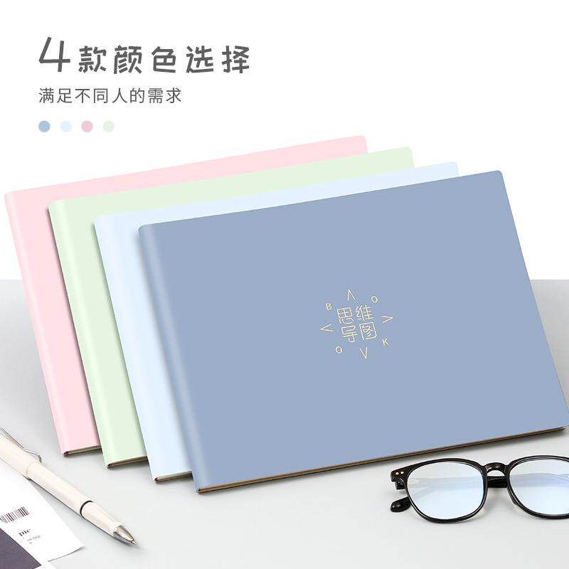 思维导图软皮本计划本每日习惯时间管理月周规划强迫症文具本子