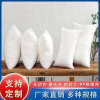 磨毛布PP棉抱枕芯纯色家居方形靠垫沙发坐垫软垫午休腰靠