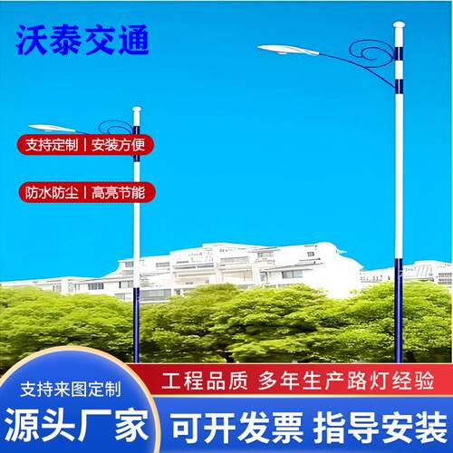 A自臂海螺臂打到臂单双臂新农村户外路灯厂家直销LED道路照明