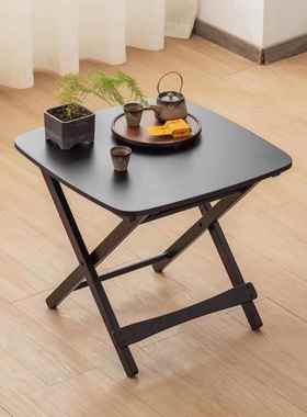 s外折叠小桌子简约方桌户露营便携式c台F7757HH6茶几实木阳休闲网