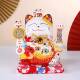 招财猫10寸开业摆件八方来财白色陶瓷创意礼品电动摇手发财猫