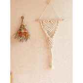 手工编织挂毯花篮装 饰挂花口袋DIY材料包波西米亚家庭墙储存在