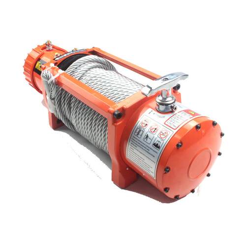 厂家直销R型汽车电动绞盘13500磅12v/24v越野车自救绞盘