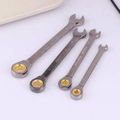 1Pc Universal Spanners, Golden Ratchet Wrenches,Torque