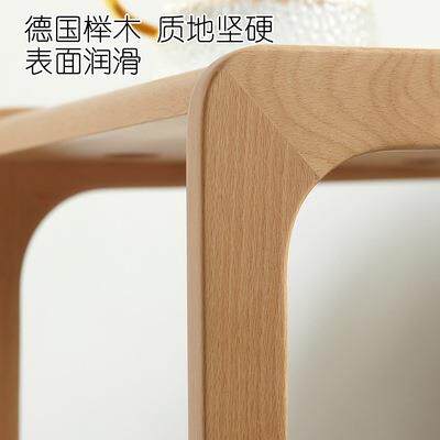 新品沙发边几床b边桌C型边几可移动茶几实木小茶几带轮沙发边柜角