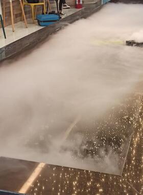 水池烟雾起雾水雾机假山喷雾头鱼池造雾器盆景景观十头雾化板大雾