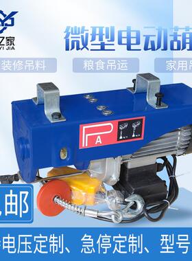 220V家用电动葫芦1TELECTRICHOIST微型提升机110V440v小型电机