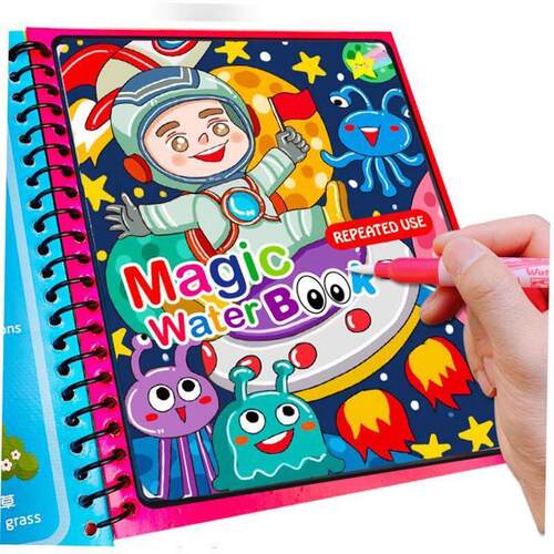 Magic Water Painting Book For Kids Baby Games Toys Montessor