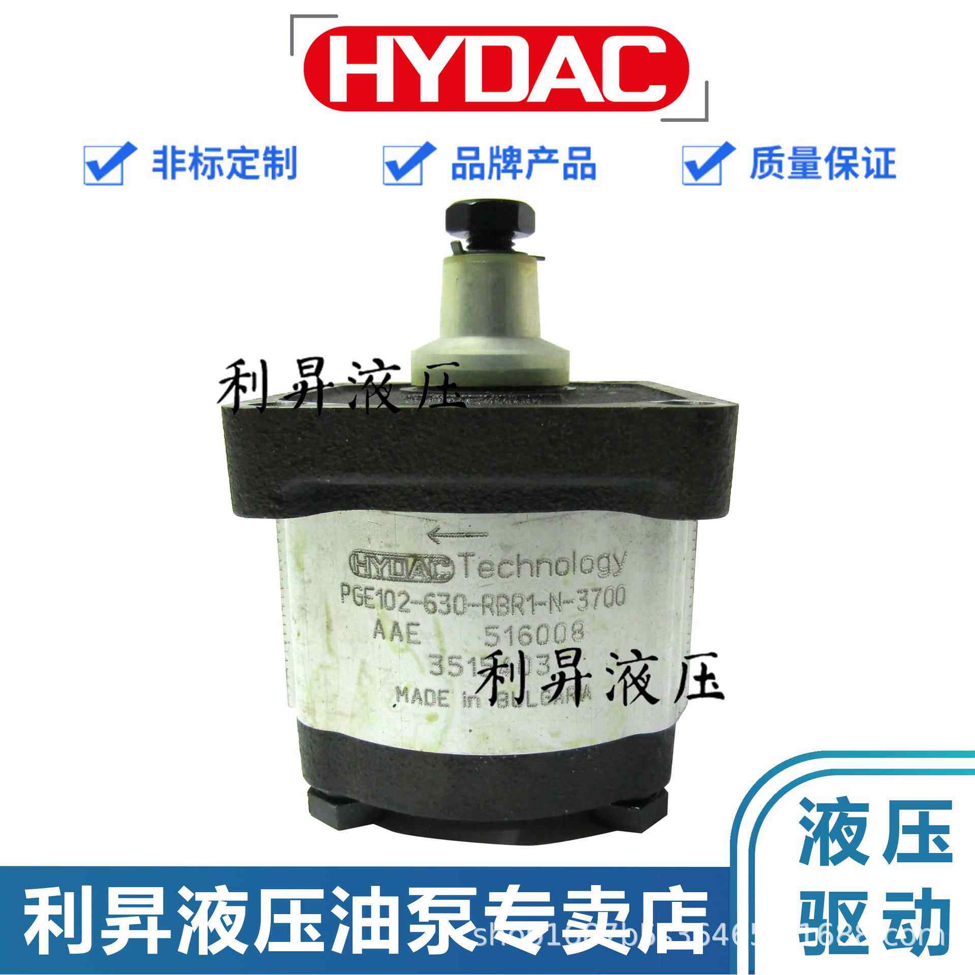 贺德克HYDACTechnology齿轮泵PGE101-100/250/500-RBQ1-N-3700