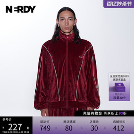 NERDY2023秋冬情侣装宽松休闲百搭潮流运动套装女外套上衣