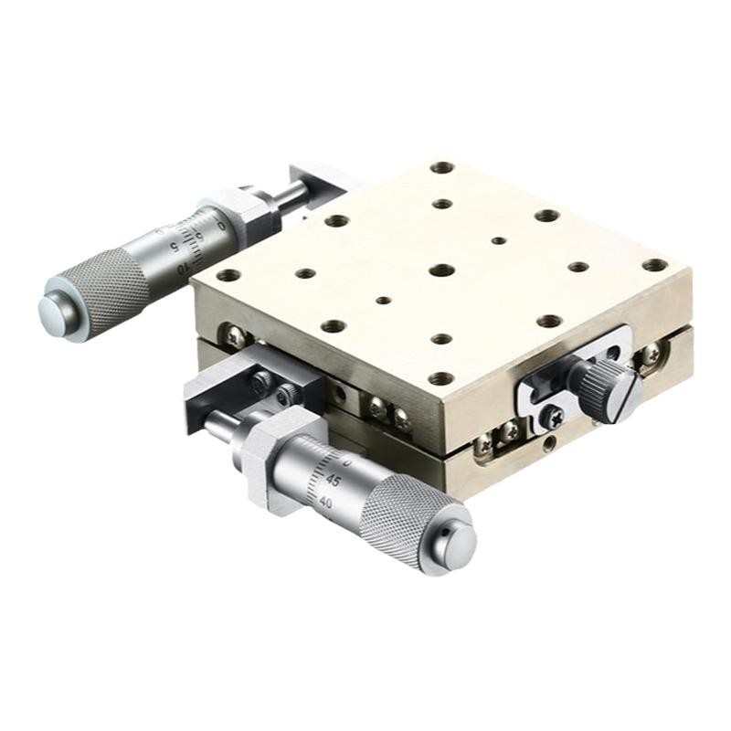 喜睦精密XY轴MBSXY40/60/80/100-L/C/R超薄微调滑台位移台XYSSG60