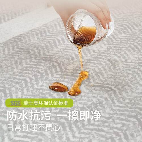 客厅地毯免洗可擦地毯卧室耐脏2025新款天津地毯地垫大面积全铺厚