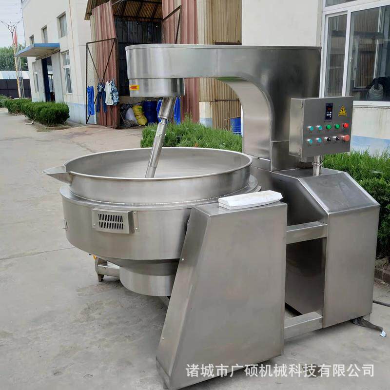 大型全自动方便面酱料炒锅商用刮底搅拌熬酱料机器炒牛肉酱设备