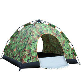 野营用品200*150*110cm双人迷彩自动帐篷户外露营帐篷