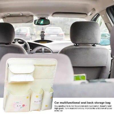 Car Seat Storage Bag Auto Backseat Cartoon Organizer