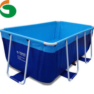 批发直销夹网布水池泳池PVC涂层布双层防水帆布加工设计制作