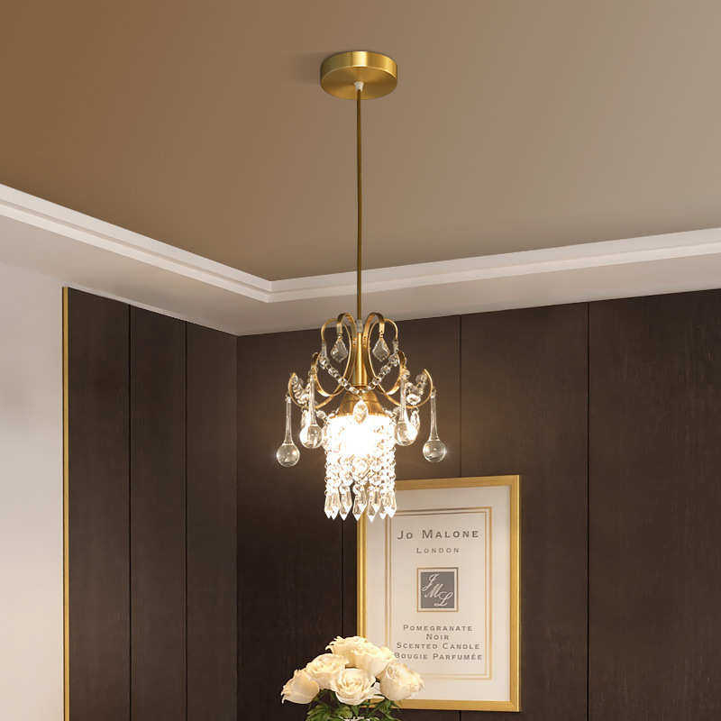 现代简约led水晶入户玄关轻奢创意个性阳台走廊过道衣帽间吸顶灯,家装灯饰光源,智能吸顶灯,淘宝优惠券,粉丝福利购,淘宝优惠卷