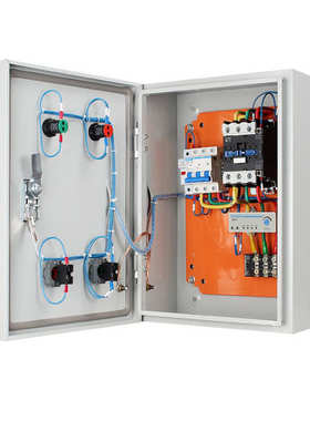 四线控制箱 控制箱 电源供应箱三相启动 水泵箱风机电机380v15kw