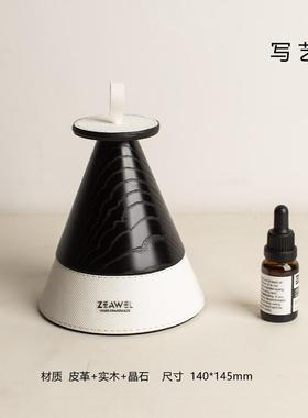 厅简约现蜡代轻奢CMD香薰烛山石马毛家火居装饰摆件卫生间客书房