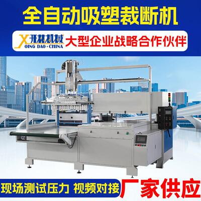 四柱裁断冲床模切下料机厂家供应机械手自动抓取全自动吸塑裁断机