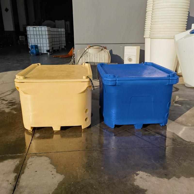 1000升塑料食品保温箱果蔬保鲜冷链水产浸泡搅拌桶滚塑异形