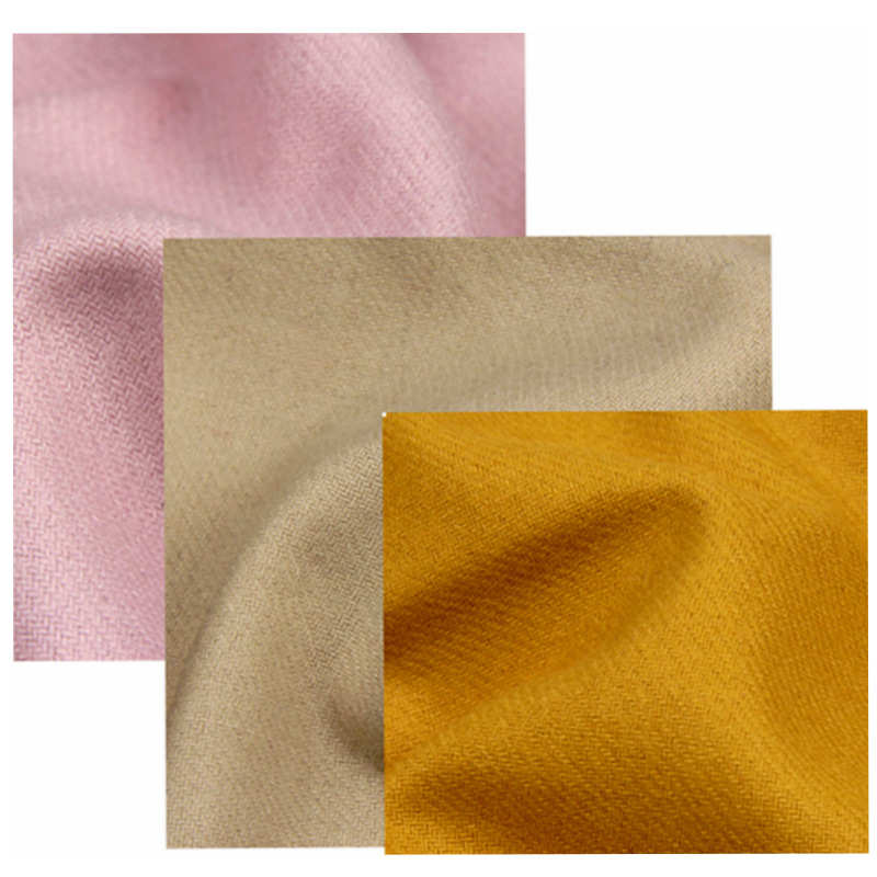 斜纹休闲呢面料春秋轻薄中式法兰呢风格毛呢面料时装布料现货供应