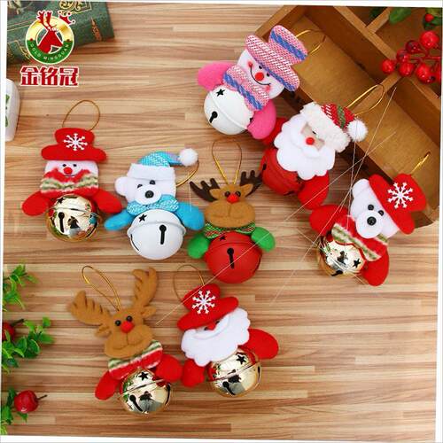 Christmas tree pendant bell Christmas holiday decoration