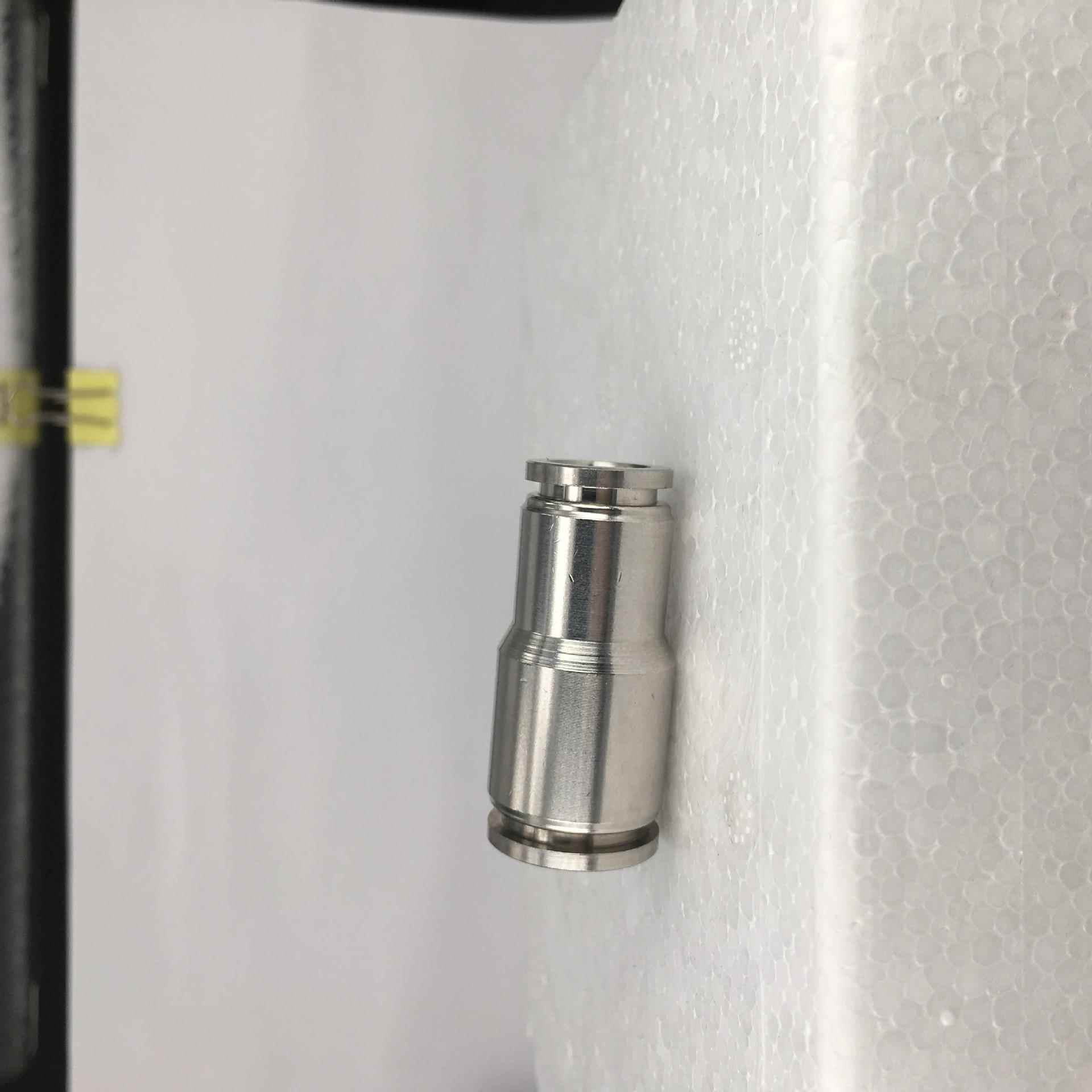 不锈钢金属接头 一字型直通等径接管φ10快换接头 NUMAX气接头