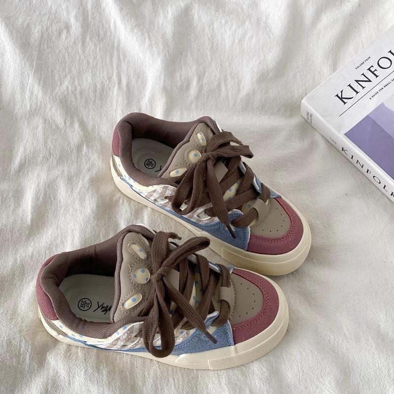 多巴胺板鞋面包百搭小众老爹鞋