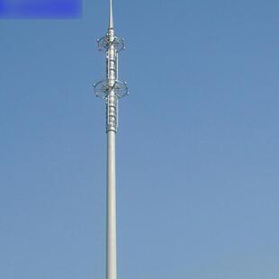 河北景县广川铁塔厂家专业生产钢结构塔，单管通信塔