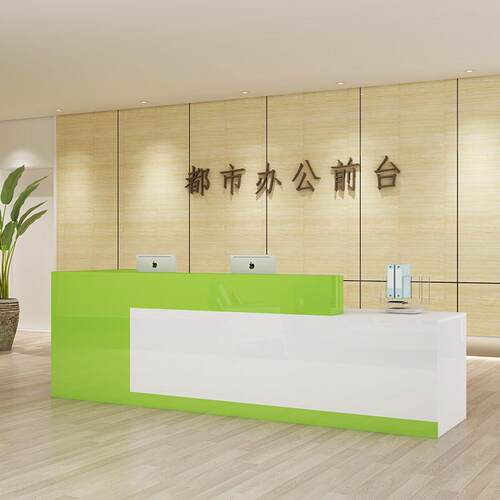 收银台店铺小型前台迎宾接待桌柜台简约美容院服装店商用超市吧台