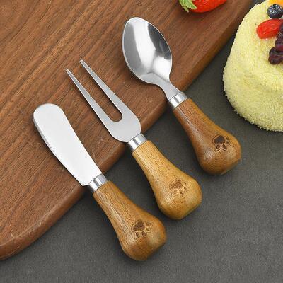 Vertical butter knife, stainless steel cheese knife, jam spr