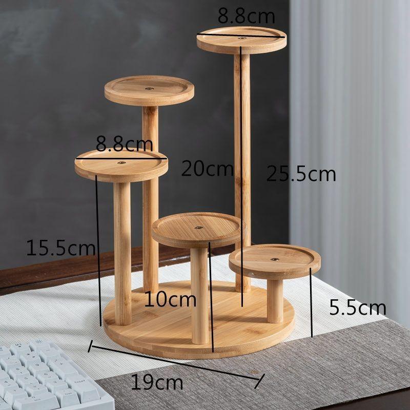 楠竹客厅花架花架桌面装饰花几