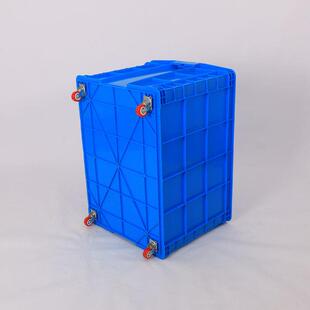带轮塑中料周转箱HRV长工方形大加厚755箱业仓号储物流运转塑胶转