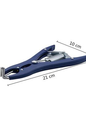 1 Pc Broken Tail Castration Forceps With 100 Pcs High Elasti