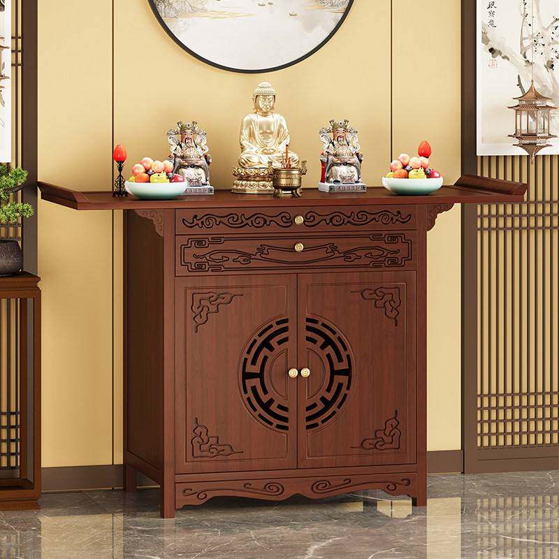 佛龛立柜新中式家用非实木佛柜神像神台柜财神爷观音菩萨贡奉供桌