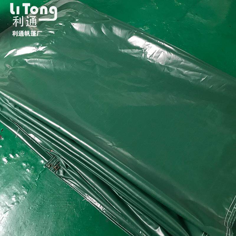 利通篷C 01PV防水帆布阻燃帆P帆布VC油布盖货帆布防火篷布 - 实物图