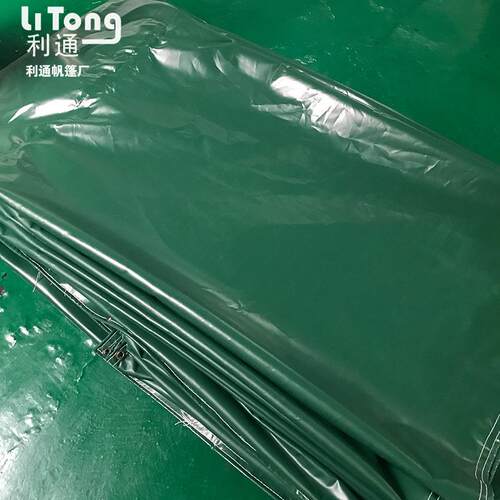 利通帆篷 PVC防水帆布阻燃帆布PVC油布盖货帆布防火篷布