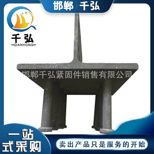 195*300*10*16整体T型钢多元合金共渗千弘销售人行道支架