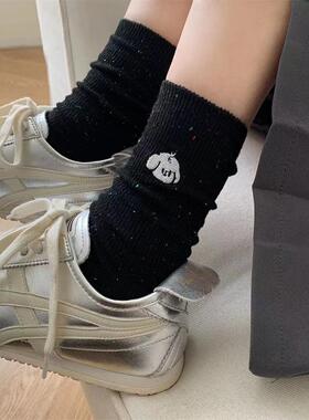 Cartoon Embroidery Socks for Women, Suitable for Spring and