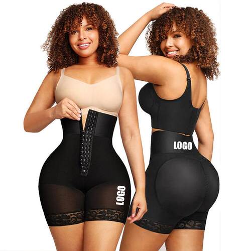 Women Tummy Control Body Shaper Shorts with Butt Lifter &