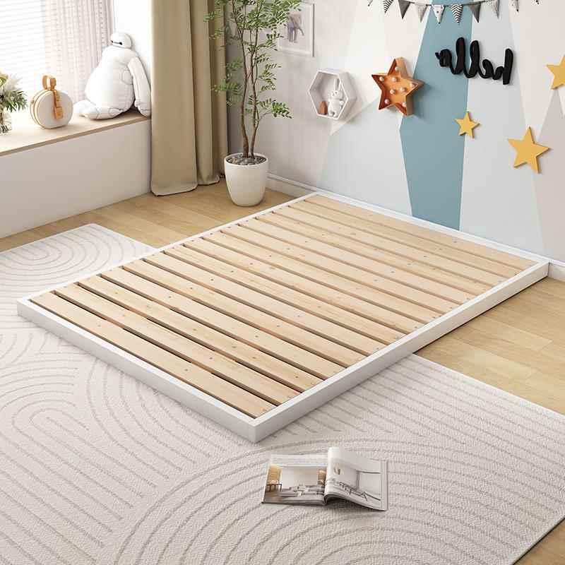 C-008K8实木木地台床儿童榻米床床头床床架排无骨架床实木床榉简