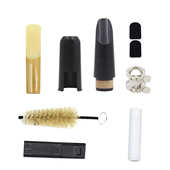 降B调黑管单簧管笛头套装 8件套卡子帽子笛头刷哨片夹软木膏牙垫