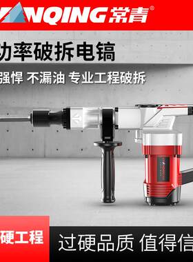 金可曼常青单用电镐大功率电锤工业级混凝土拆墙开槽冲击电动工具