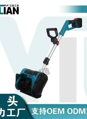 外贸无线手推式机锂电除雪机家用道路清雪神器折叠多功能