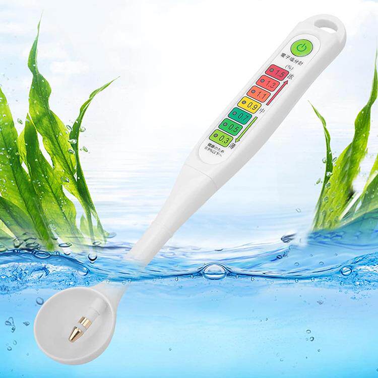 勺子电子咸度仪盐分厨房菜汤食品盐份计养殖鱼池盐分测量器浓度计